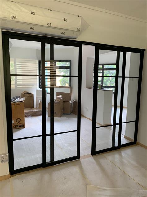 aluminum door fabrication|metal frame door.